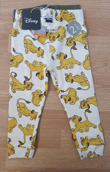2x pyžamko nohavice, disney,98