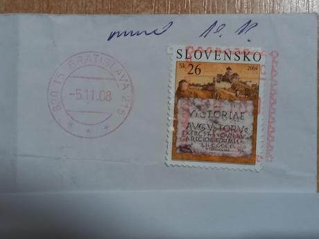 Poštová známka z 2004 z poštového styku, 
