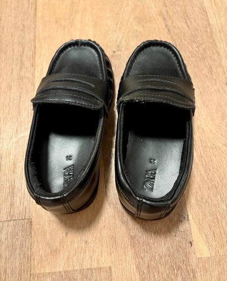 Chlapčenské kožené mokasíny veľkosť 25, zn. zara, zara,25