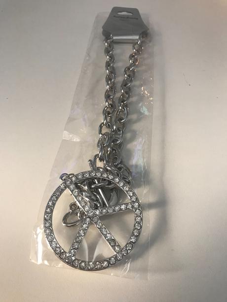 Peace veľký kamienkový náhrdelník, 