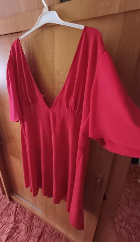 Damske červené saty xxxl, xxxl