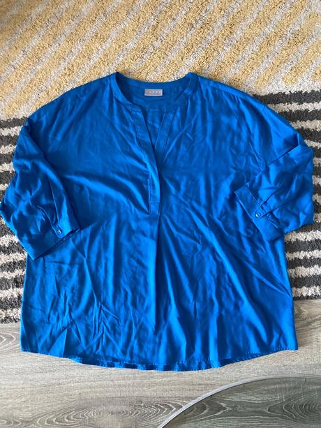 Modrý top canda, c&a,48