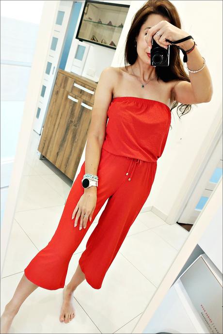 Červený overal, f&f,36