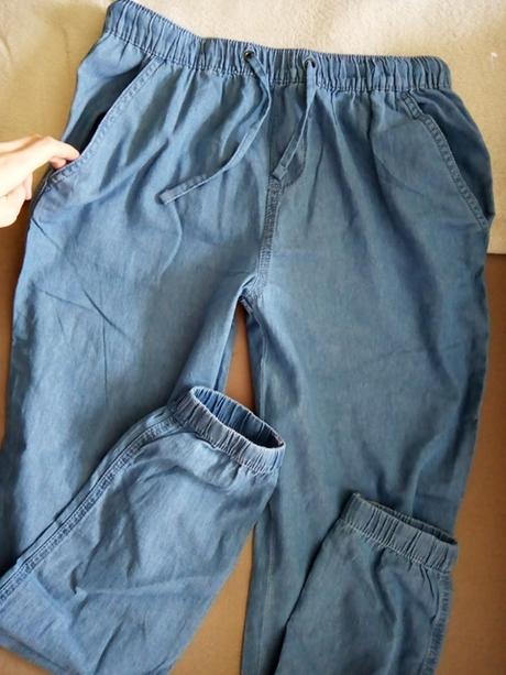 Letnejšie bavlnené na gumu raz vzaté m/l, m