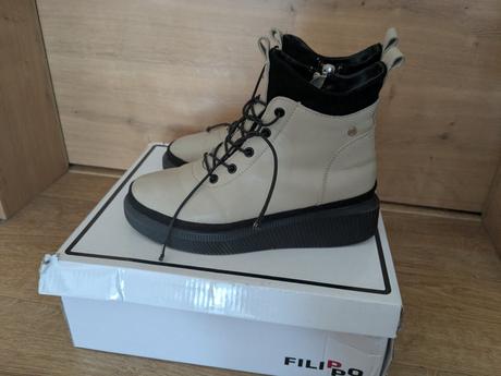 Zimné kožené topánky, filii,36