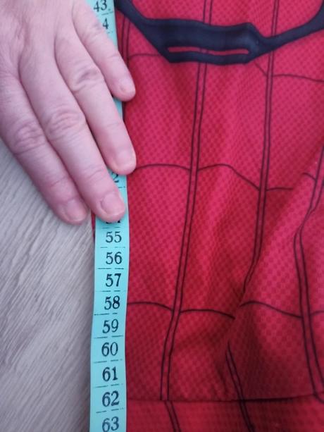 Kostým spiderman v. 146 + doplnky, 