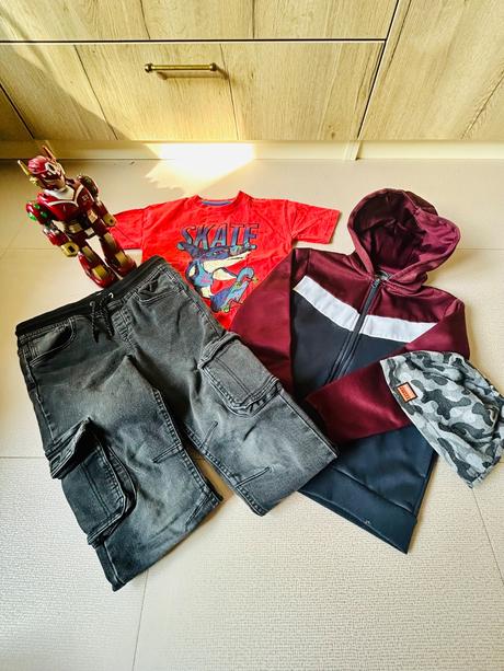 Mikina,nohavice,tričko ,čiapka,robot, 122–134