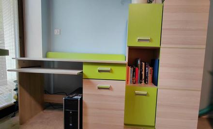 Skrinka a stôl do detskej izby, 