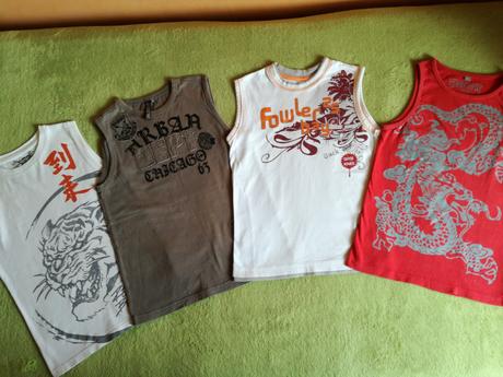 Letné chlapčenské tričká. 8-10 rokov. /134-146/ 3+, h&m,146