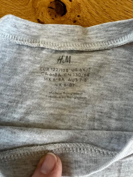 Bavlnene detske tricko, h&m,122
