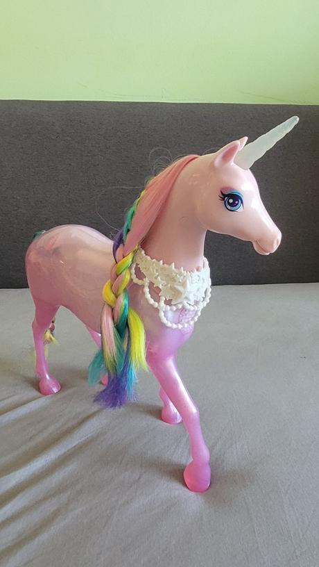 Barbie dreamtopia - kúzelný jednorožec a bábika, 