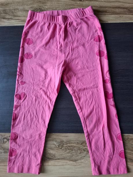 Trištvrťové legíny noty 128/134, pepco,128