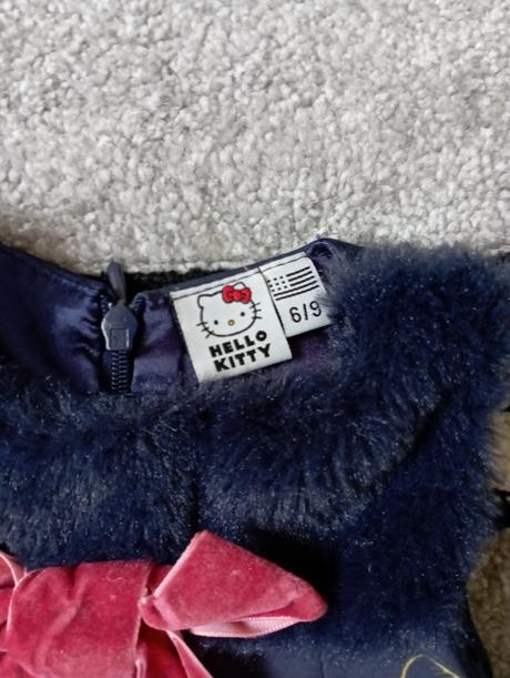 Saténové spoločenské šaty hello kitty, original marines,74