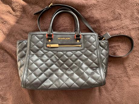 Michael kors selma zip quilt large top zip satchel, michael kors