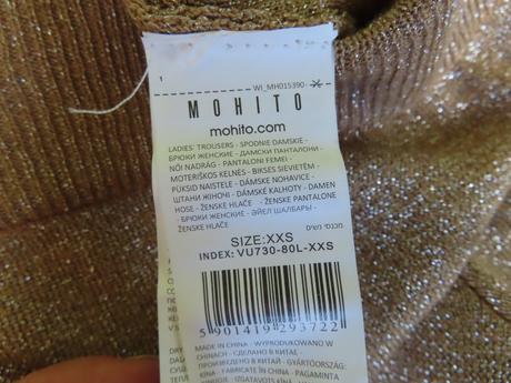 Nohavice mohito, veľ. xxs/xs, mohito,xs