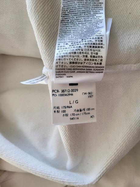 Biela mikina, levis,l