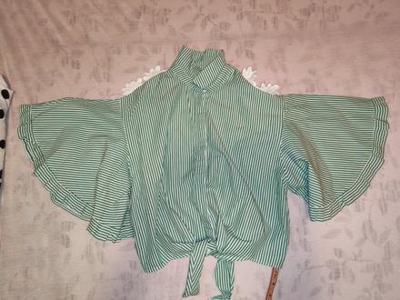 Croptop blúzka, river island,m