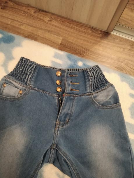 Rifle s uženim pásom veľkosť 36-38, 36 / 38