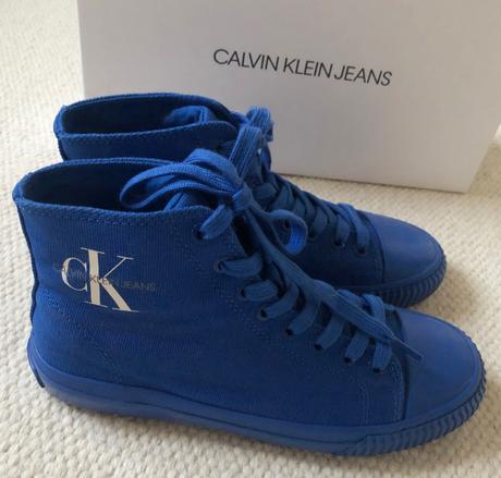 Calvin klein tenisky v žiarivej modrej, 36