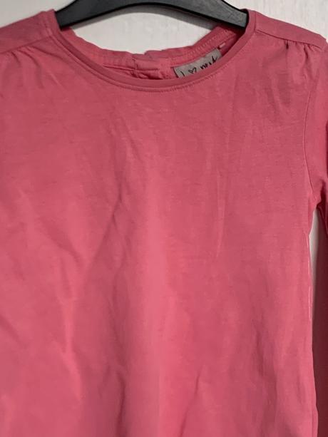 Next ružové tričko s dlhým rukávom, next,110