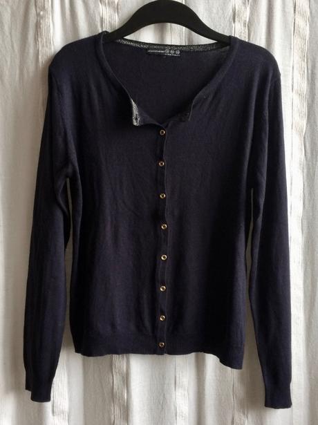 Atmosphere tmavomodrý svetrík vel.42/l, atmosphere,l