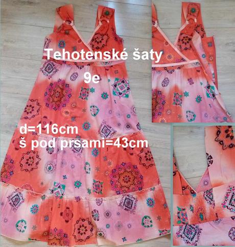 Ľahké tehotenské šaty, m