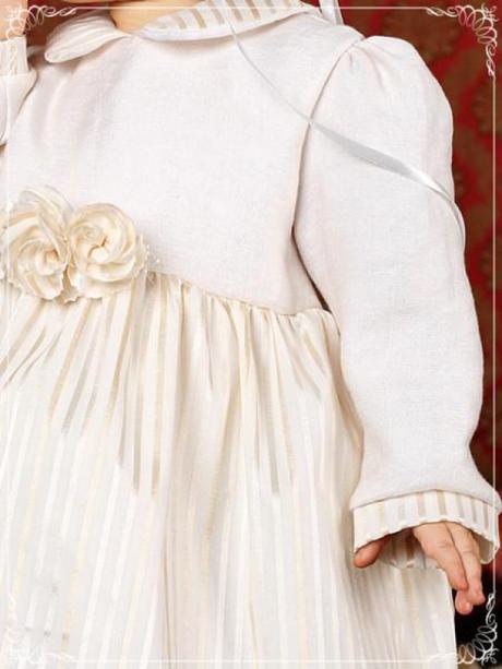 Slávnostné šaty s prímesou ľanu 68-74, 68 / 74