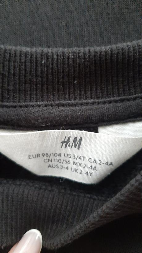 Mikina battman, h&m,98