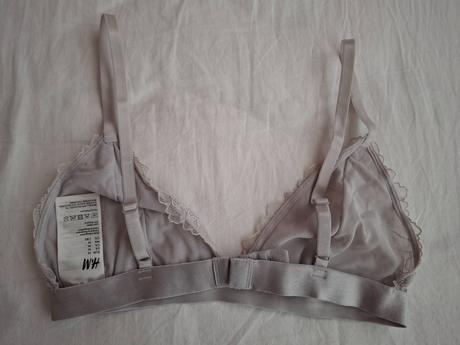 Krajková mäkká podprsenka, h&m,m