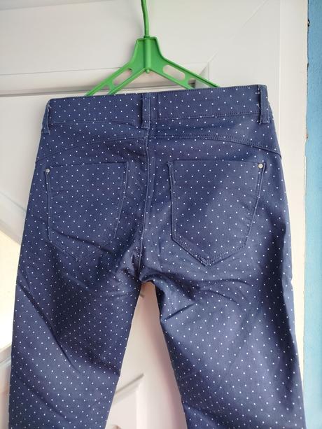 Elastické bodkované rifle, xs