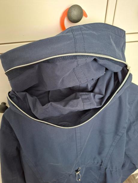 Tmavomodra bunda parka neprefukajuca, street one,m