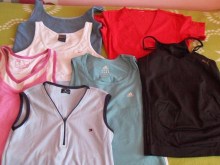 6 ks sportove tricka znackove cena spolu 20 eur, s