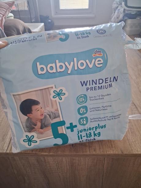 Plienky babylove 5 +, babylove,7 kg - 18 kg