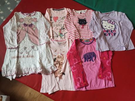 Pyžamove tričká, cena spolu, 128