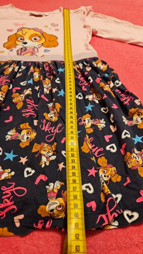 Dievčenské šaty paw patrol veľkosť 122, nickelodeon,122