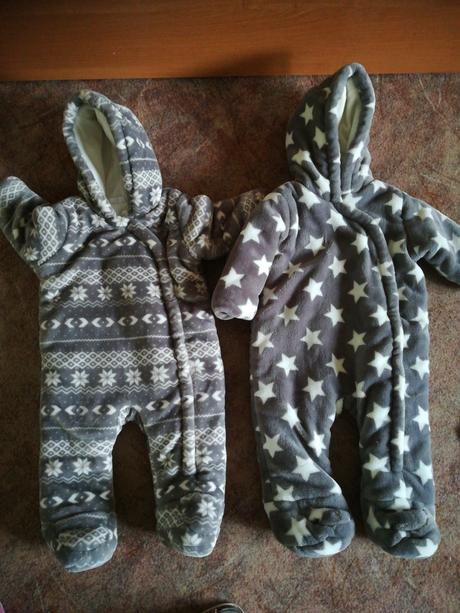 Zimný overal pise 3 az 6 mesiacov, f&f,74