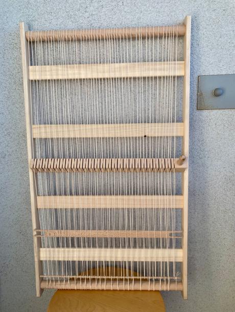 Veľké tkáčske krosná na tkanie, 