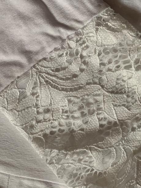 Elastické čipkované tričko, m