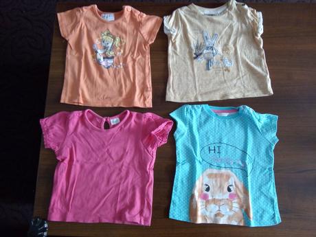 Tričká vel.80 4ks,od 0,70 eur za kus top stav, next,80