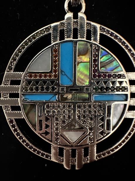 Strieborný prívesok symbol slnka ts, 