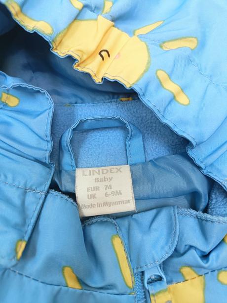 Lindex bunda+čiapka slniečko 74, lindex,74