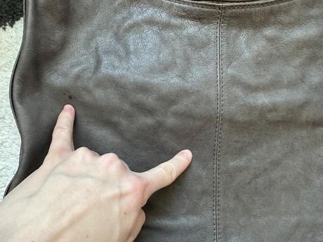 Hnedá kožená kabelka, 