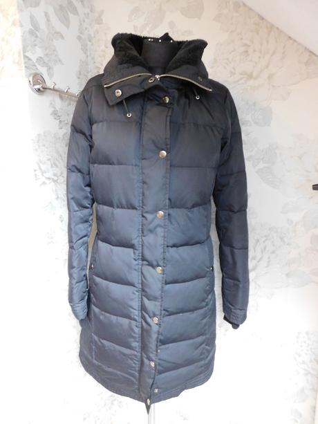 Luxusny zimny perovy kabat/bunda, 38