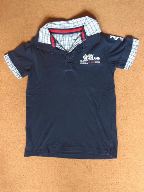 Chl. frajerské tričká s golierom - veľ. 122/128, 122