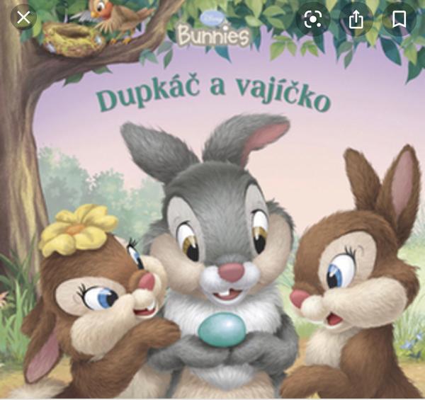 Zháňam Disney knihy o Dupkáčovi