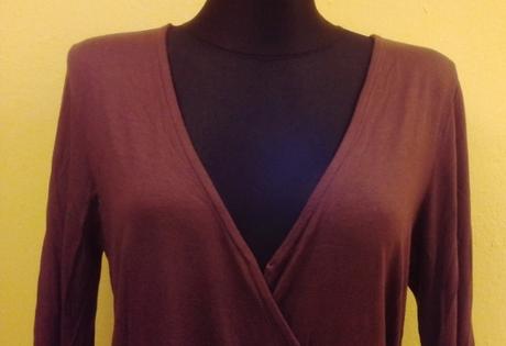 Dámsky elastický top, hnedý, m