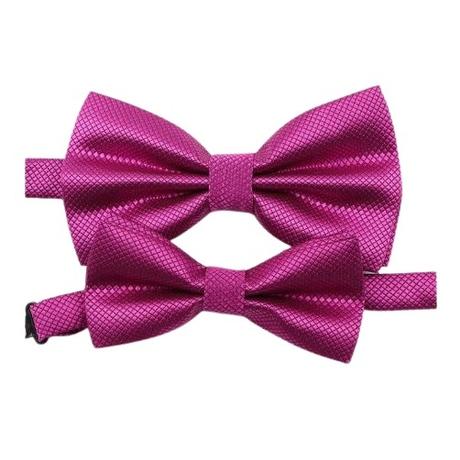 Set otec a syn - pánsky a detský saténový motýlik, 