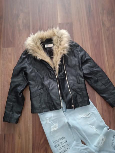 Kozenkova bunda hm, h&m,134