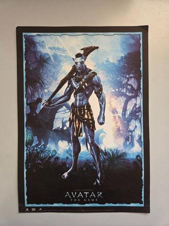 Plagát a4 z avatar hry a nálepky a4 a dve a5, 