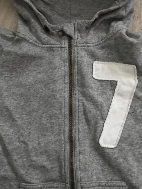 Mikina sivá,super stav 8-10, h&m,140